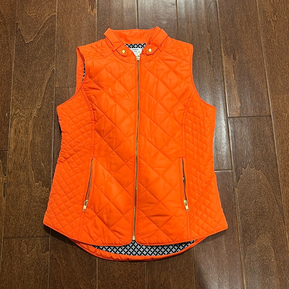 Orange Crown and Ivy vest